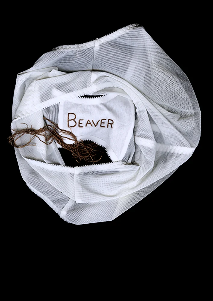  Panty Portrait: Beaver  12.14 x 17.18 in [30.84 x 43.64 cm] Archival pigment print on museum cotton rag 