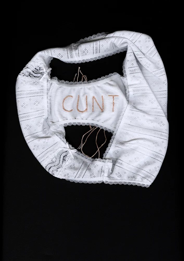   Panty Portrait: Cunt  12.14 x 17.18 in [30.84 x 43.64 cm] Archival pigment print on museum cotton rag 