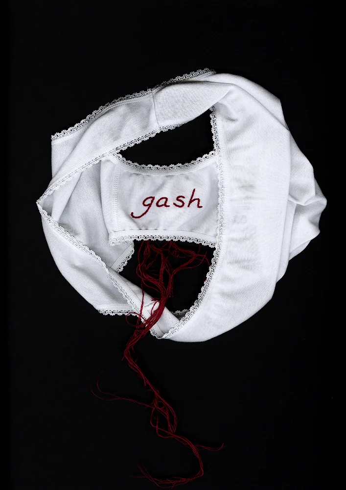   Panty Portrait: Gash  12.14 x 17.18 in [30.84 x 43.64 cm] Archival pigment print on museum cotton rag 