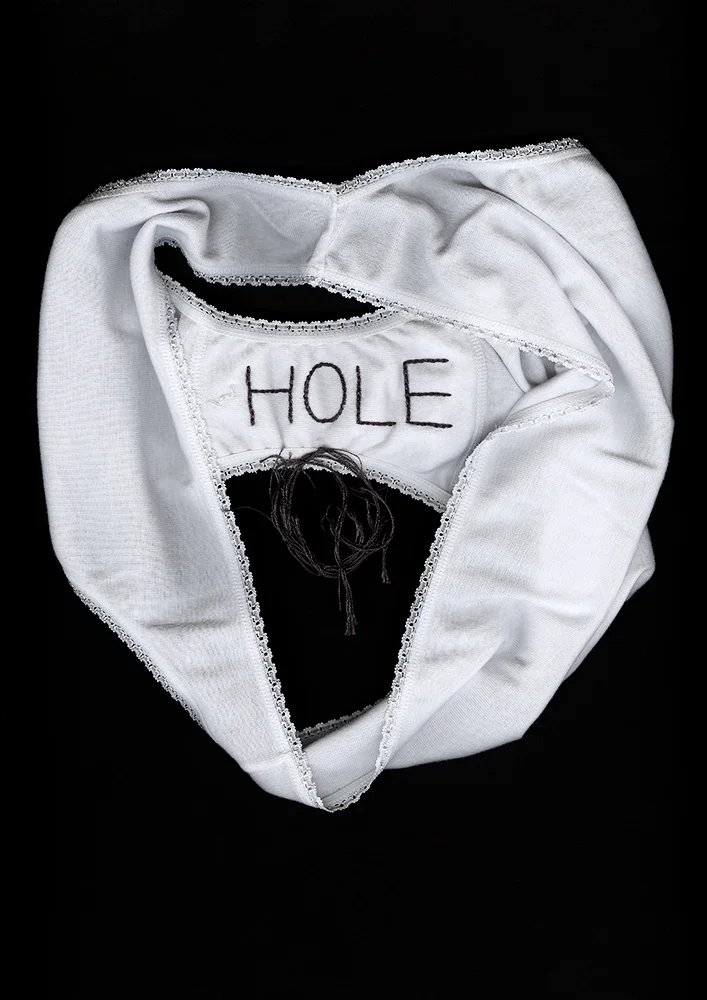   Panty Portrait: (W)hole  12.14 x 17.18 in [30.84 x 43.64 cm] Archival pigment print on museum cotton rag 