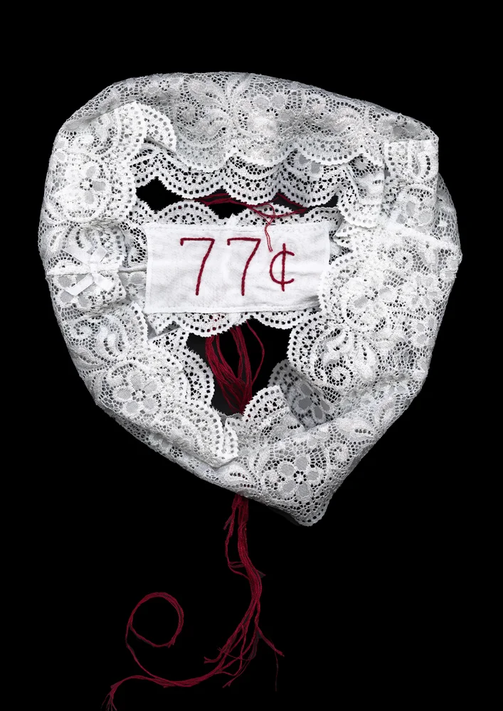   Panty Portrait: 77 ¢ 12.14 x 17.18 in [30.84 x 43.64 cm] Archival pigment print on museum cotton rag 