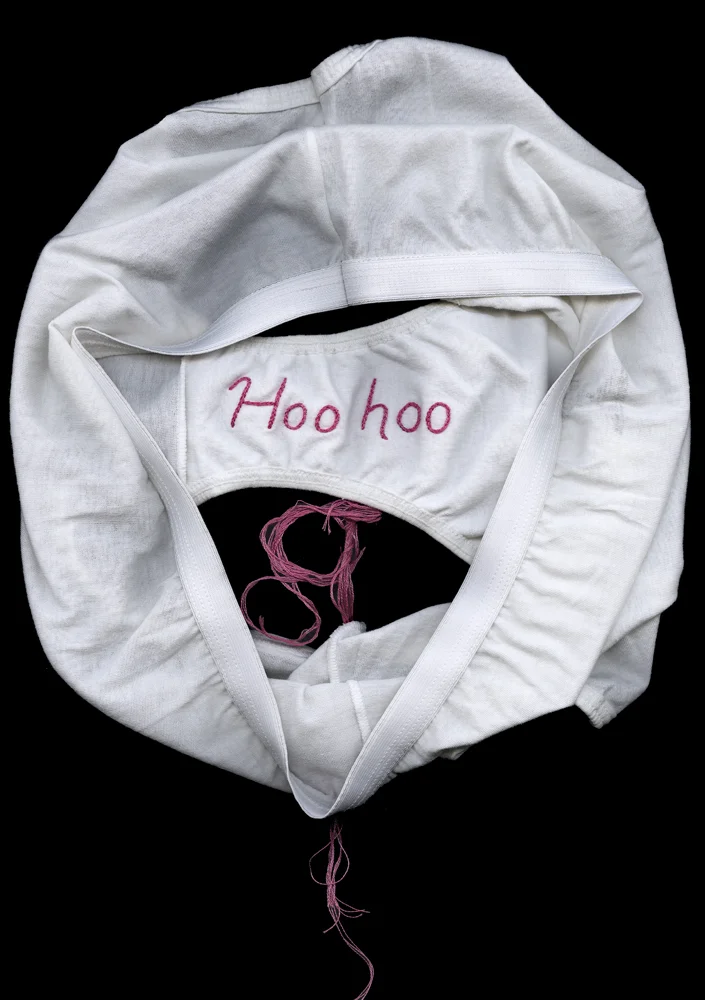   Panty Portrait: Hoohoo  12.14 x 17.18 in [30.84 x 43.64 cm] Archival pigment print on museum cotton rag 