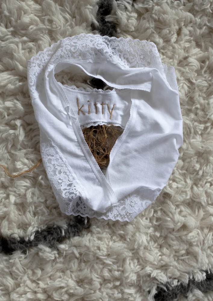   Panty Portrait: Kitty  12.14 x 17.18 in [30.84 x 43.64 cm] Archival pigment print on museum cotton rag 