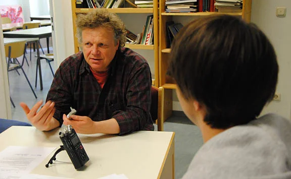 interviews + surveys