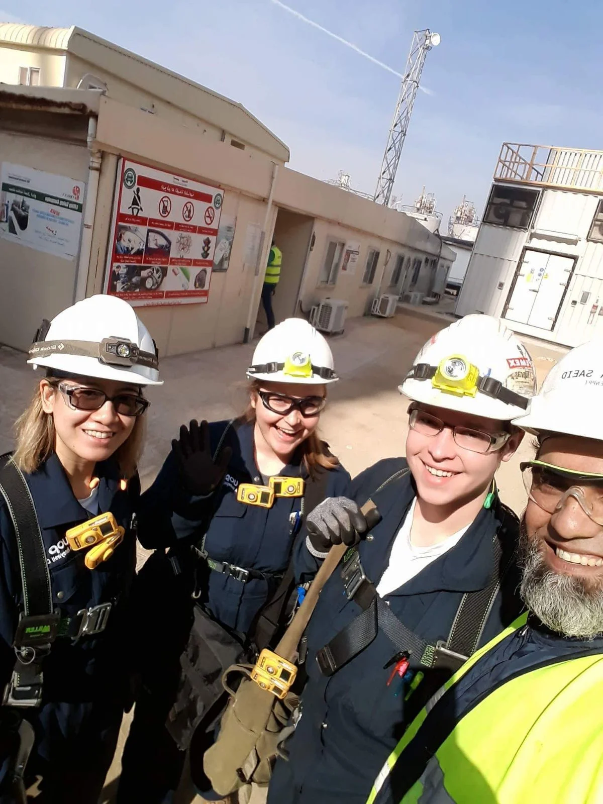 The Crew (Missing Divvy) and another engineer on site