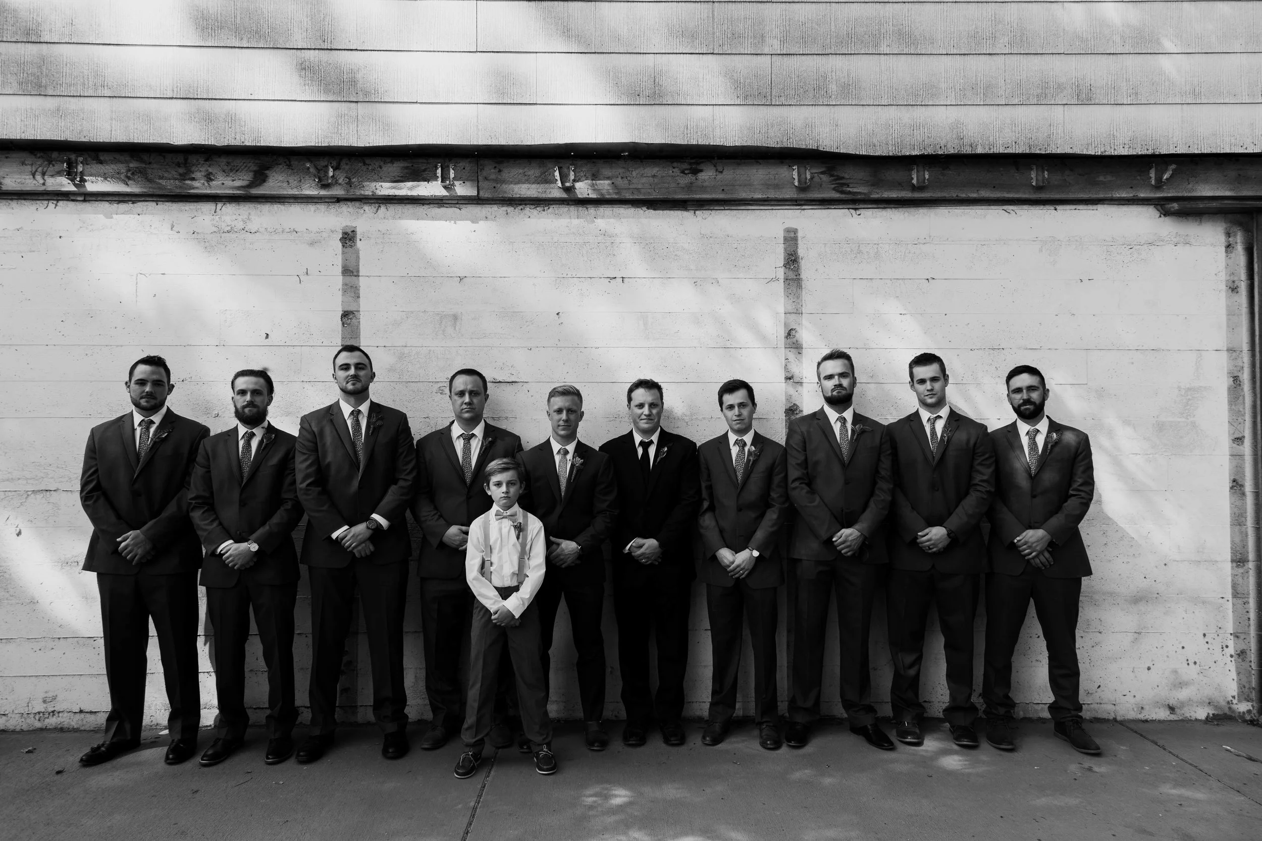 groomsmen seattle wedding photographer