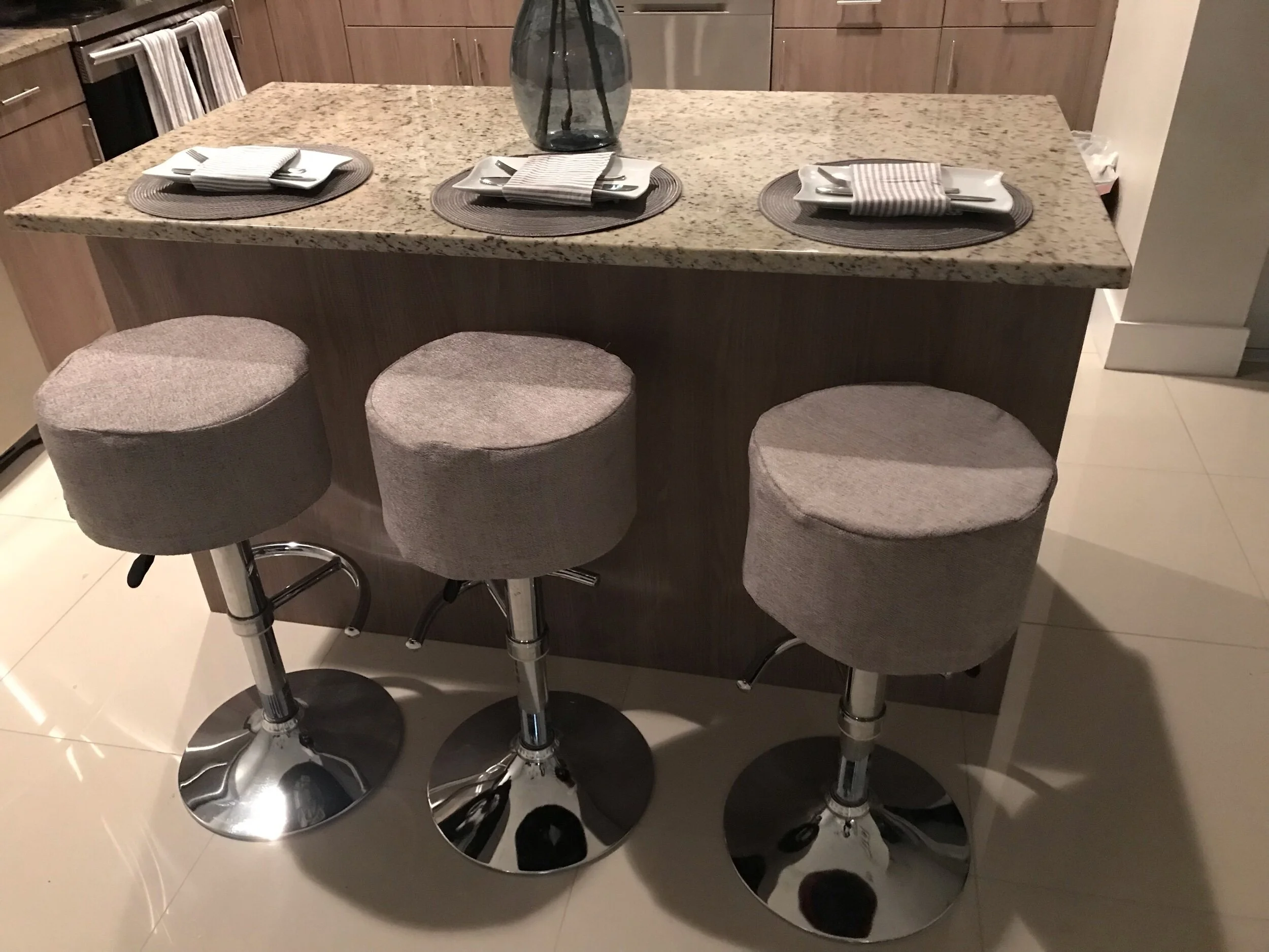 Custom stool covers