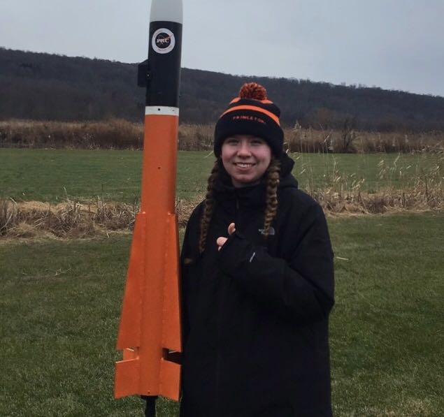 Shannen Prindle '22 is the outreach officer. She plans to do MAE and has interests in both space exploration and biology. Currently is part of the ThinSat team and works on getting her L2 certification. She is also into 3D printing and video editing!