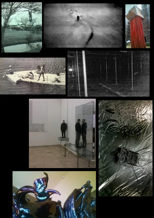 PAGE 2. – ( CLICK ON IMAGE) – Bas Jan Ader, 'Broken Fall', film, 1971 at Arsenale sheds // Tang Nannan, 'Phonixalis – Bird of Wonder', video, 2013, China Pavilion // Phyllida Barlow, 'Folly', installation, 2017, British Pavilion // The Play, 'Current of Contemporary Art', photograph, 1969 // Giorgio Andretta Calò, 'Untitled (The End of the World)', scaffolding and water installation, 2017, Italian Pavilion // Anne Imhof, 'Faust', performance, 2017, German Pavilion // Takahiro Iwasaki, 'Out of Order (Offshore Model)', plastic sheet, disposable bento box, straw, rubber band, plastic bottle, table, 2017, Japan Pavilion // Shezad Dawood, 'Where do we go now?', resin and polychromatic paint, 2017, Leviathan at Palazzina Canonica.