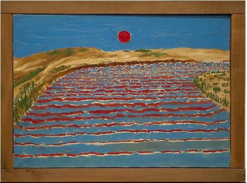 Forrest Bess, Evening at Chinquapin , 1969.