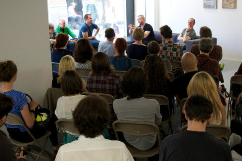 ‘Making Familiar’&nbsp;(2012), Mark Swords and Paul Doran in conversation;&nbsp;Temple Bar Gallery &amp;&nbsp;Studios,&nbsp;Dublin.