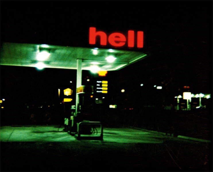 DASH SNOW, UNTITLED (HELL), digital c-print, 50.8 by 50.8 cm. 2005.