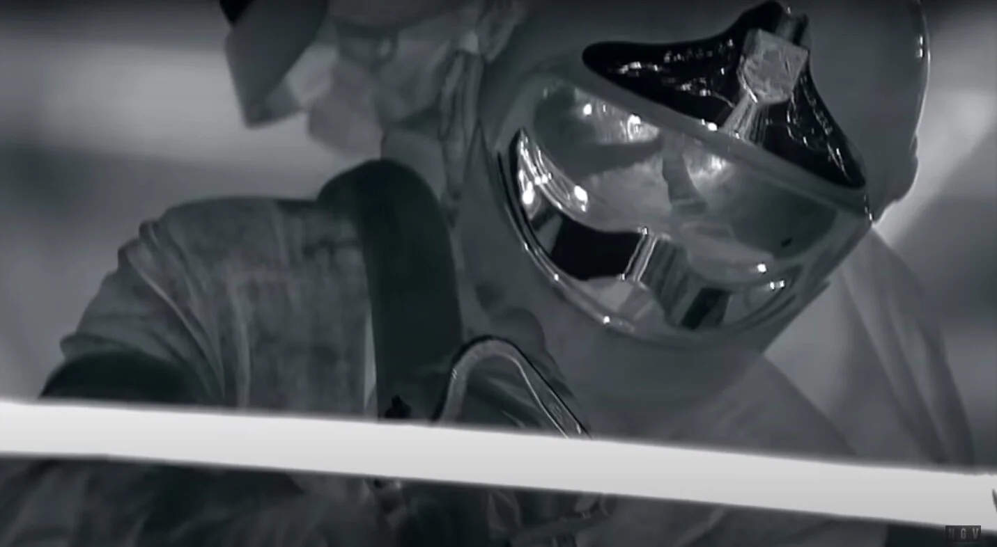 Still frame from Incoming, 2014-2107, three-screen video installation, 52 mins 10 secs, with 7.1 surround sound. ©Richard Mosse