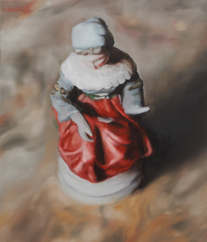 Michaël Borremans, The Glaze, 2007, oil on canvas, 83.3 x 71.25cm