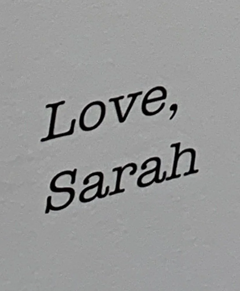 LOVE, SARAH
