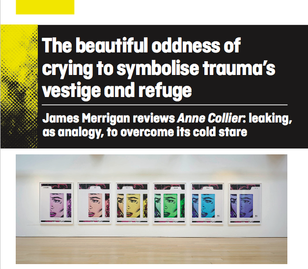 Anne Collier: The beautiful oddness of crying to symbolise trauma’s vestige and refuge
