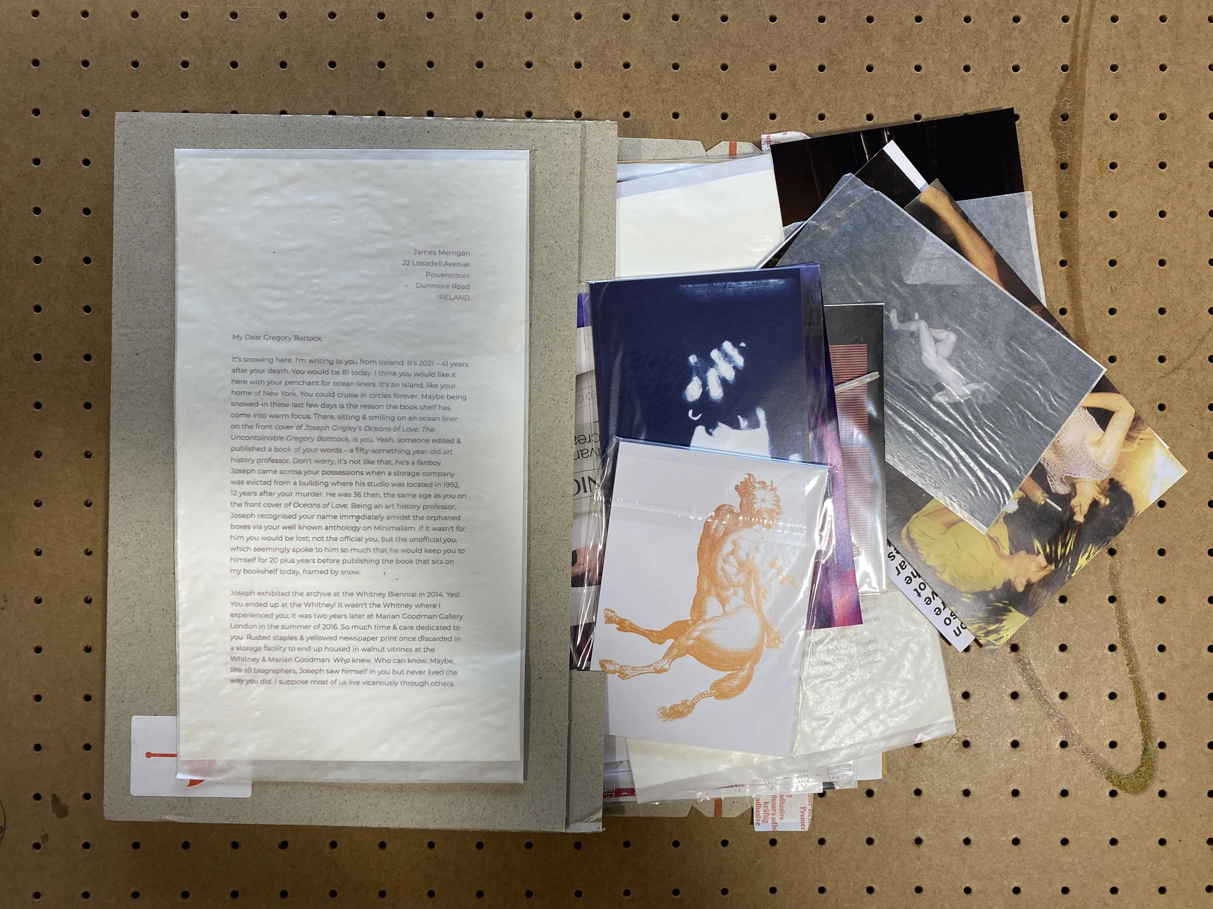 James Merrigan, "Gregory Battcock: It’s stopped snowing", 2021, selected by Vincent Passerat