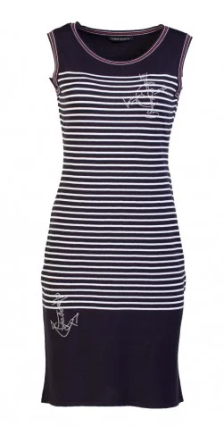 FS18: Maritimes Strickkleid