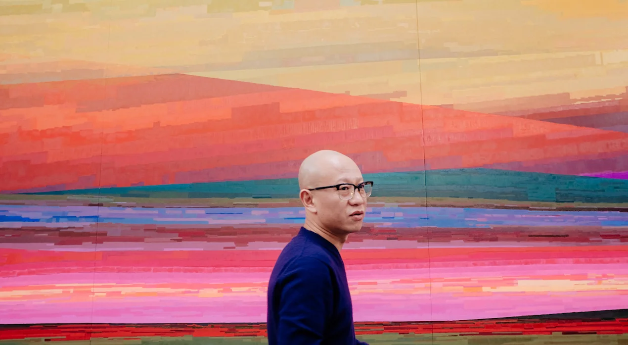 Artist Liu Wei at his Beijing studio (© Doors)