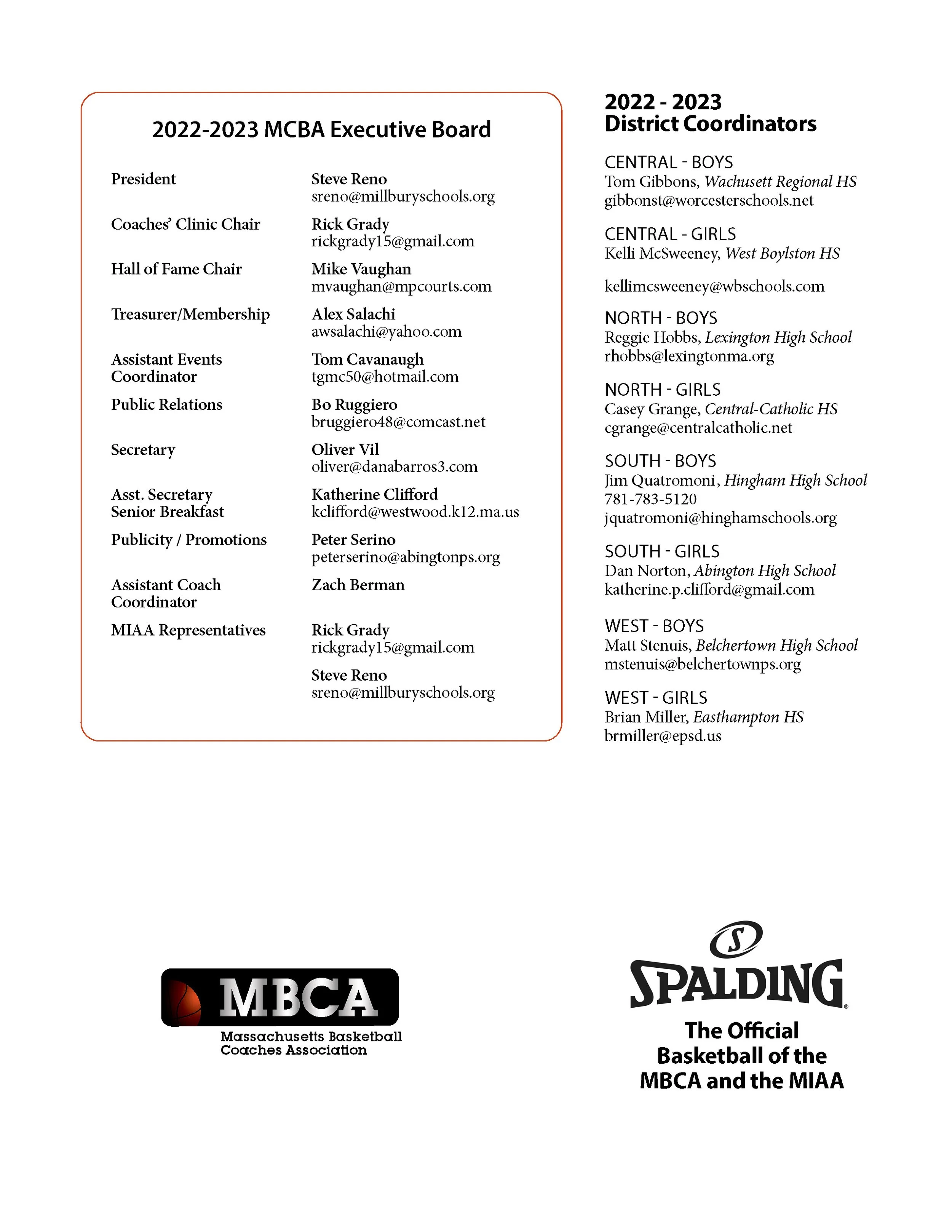 Massachusetts Basketball Coaches Association