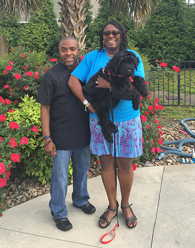 Tamako (Guardian Bears Covergirl Beauty) with her proud new parents