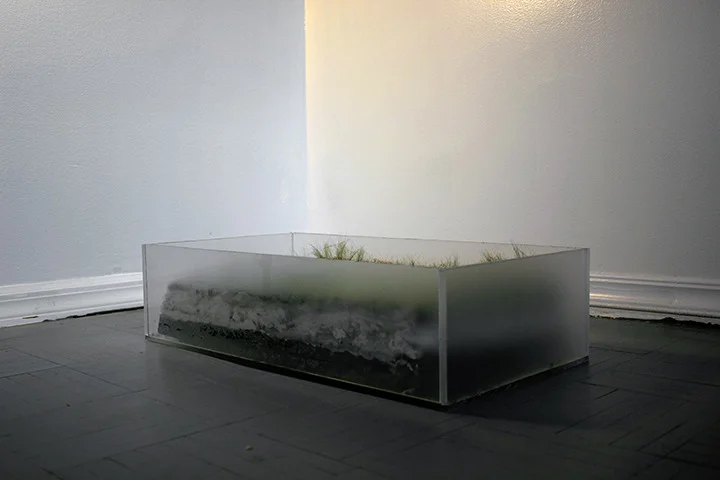      Blocks [simulation of the surface of things]  Clay, Styrofoam, acrylic, synthetics, resin  15 x 12 x 6 in 2013 [NFS]  