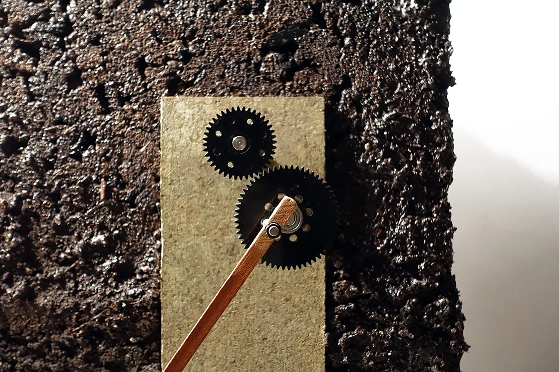    Blocks #7 [Procrastinate],&nbsp; Mechanical sculpture with motor, gears, granite, plaster, cement, dirt, wood, polymer, resin, 2015.  SOLD  
 View&nbsp; documentation   
