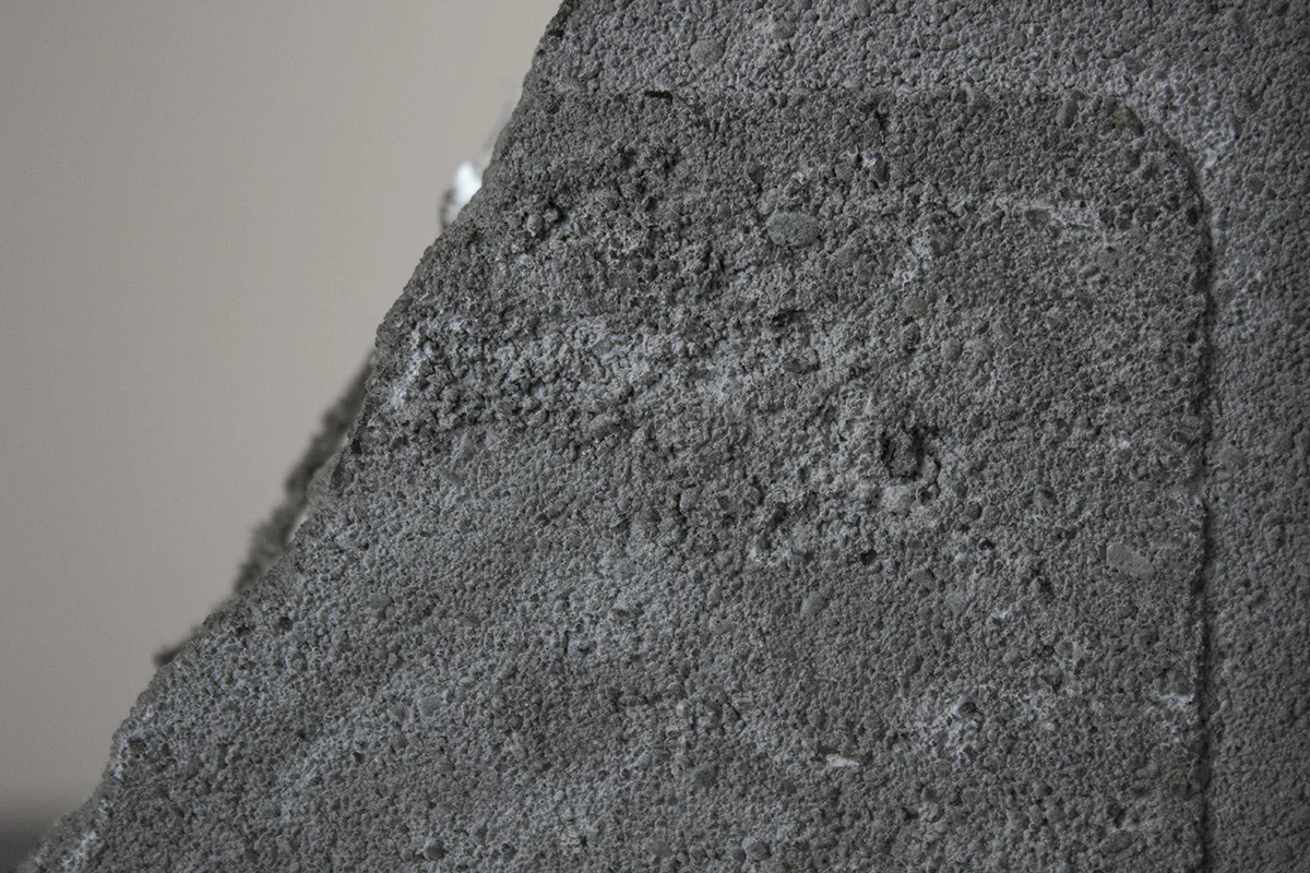    This Too Will Stop  [detail] Music box, motor, mineral composites, soil, zinc, polymers, components 9" x 5" x 4.25" 2014  
