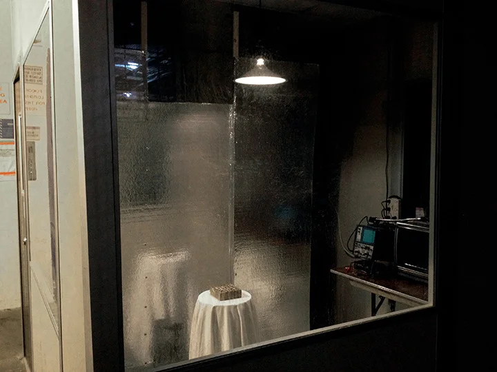 Downshock (Performance with exploding glass)
