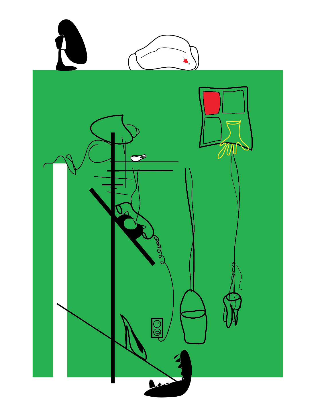   An Even Smaller Place  Digital drawing 2007 