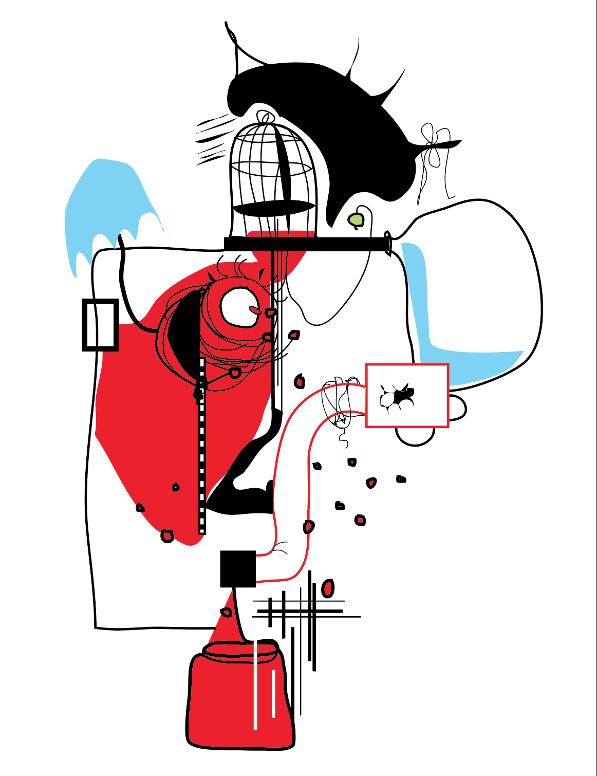   Cardinal Machine  Digital drawing 2007 