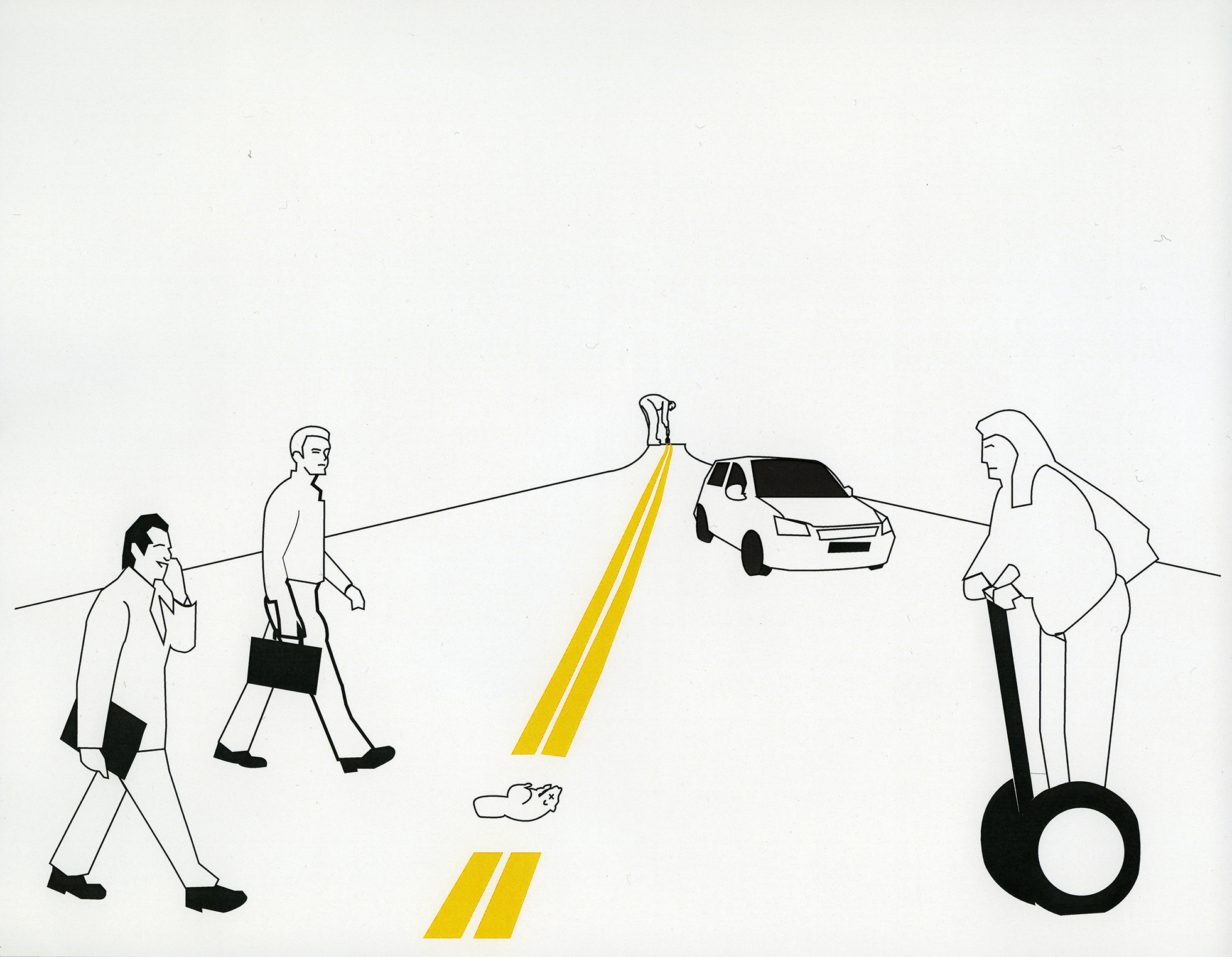   Not My Job  (for animation) Digital drawing (character sketches) 2011 