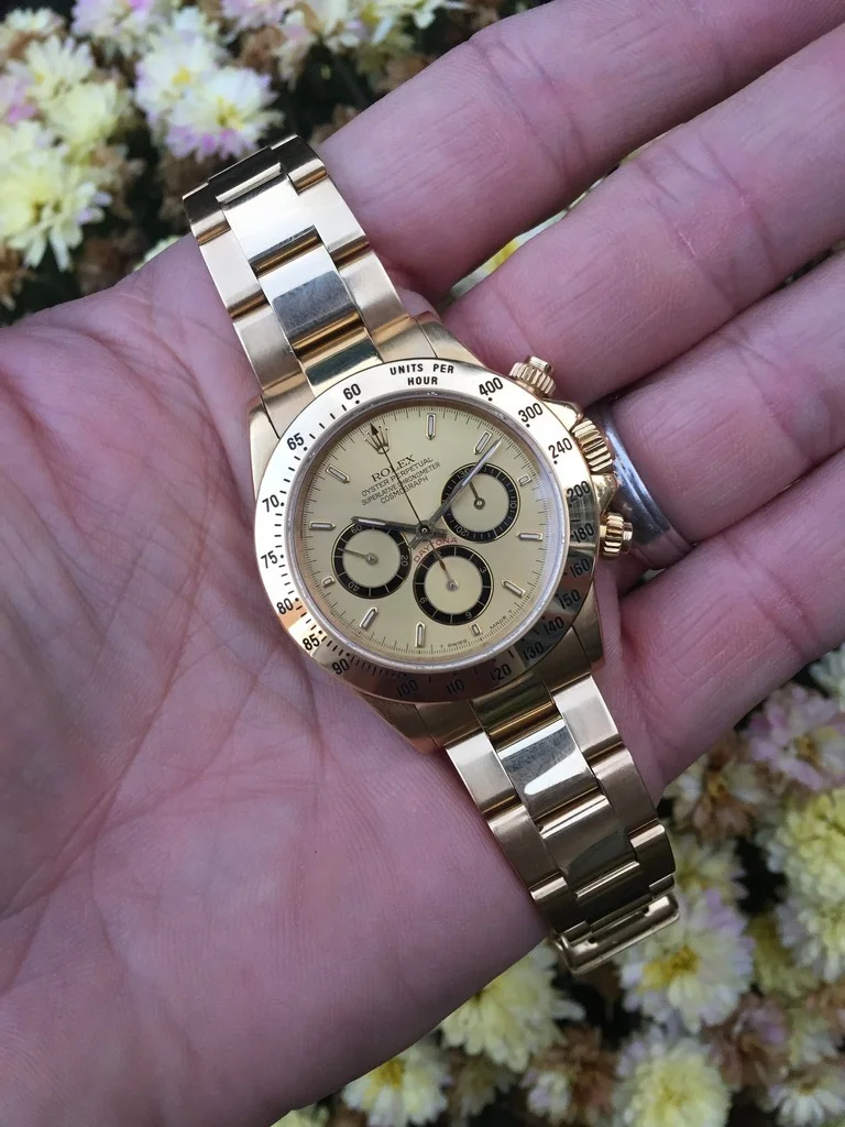 #SOLD Rolex Daytona 16528 Mark II 4 line dial.
