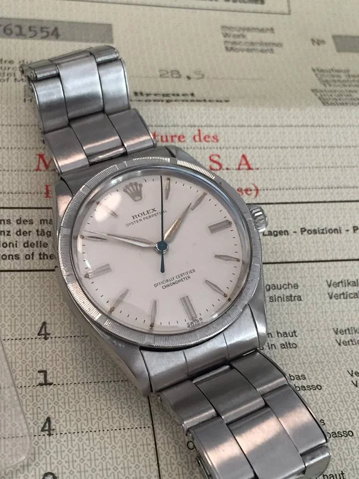 #SOLD 1958 Rolex Oyster Perpetual Automatic 6569 w/ Original Box and Papers