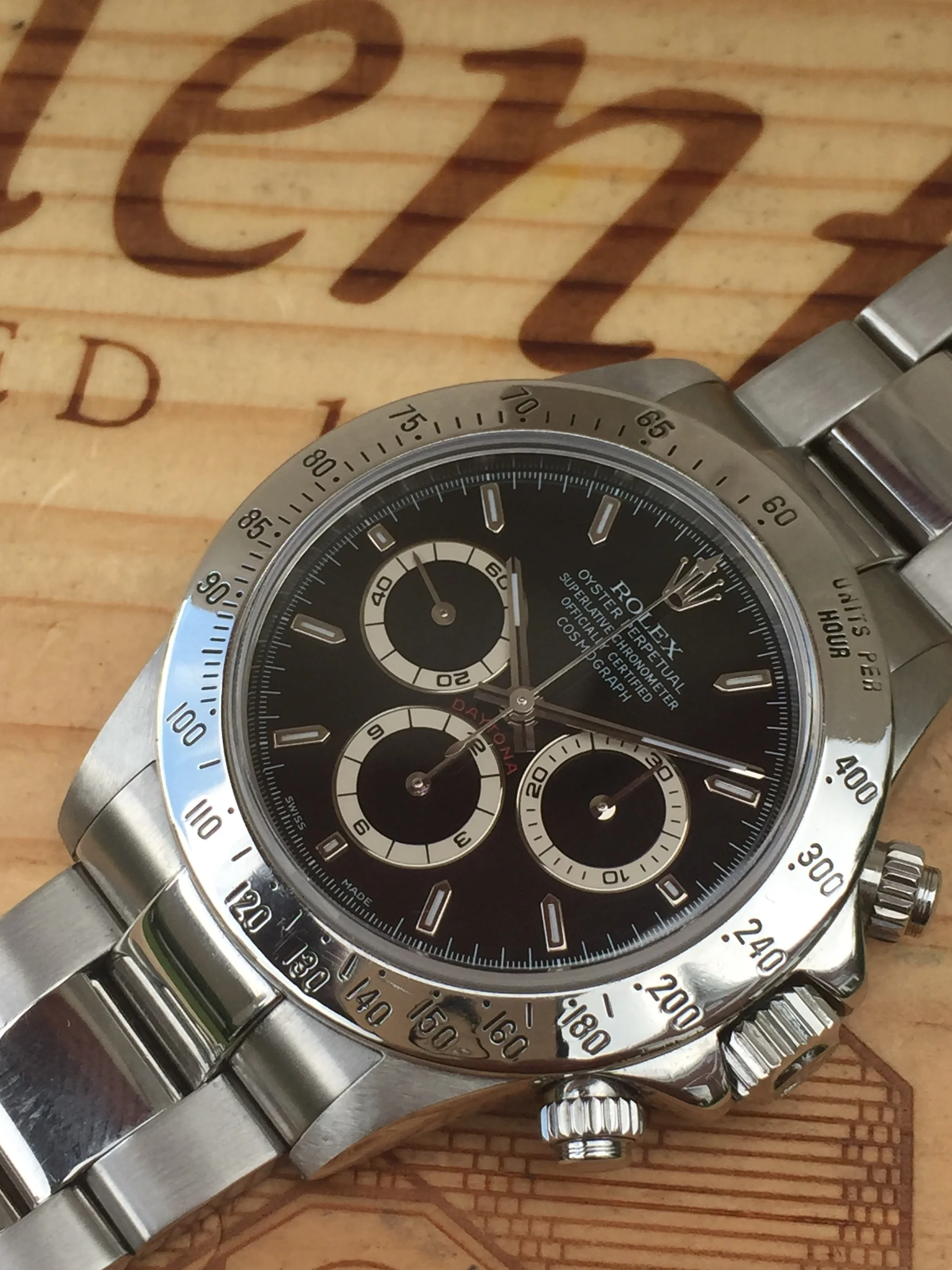 #SOLD 1999 Rolex Daytona 16520 SEL Bracelet "SWISS MADE"