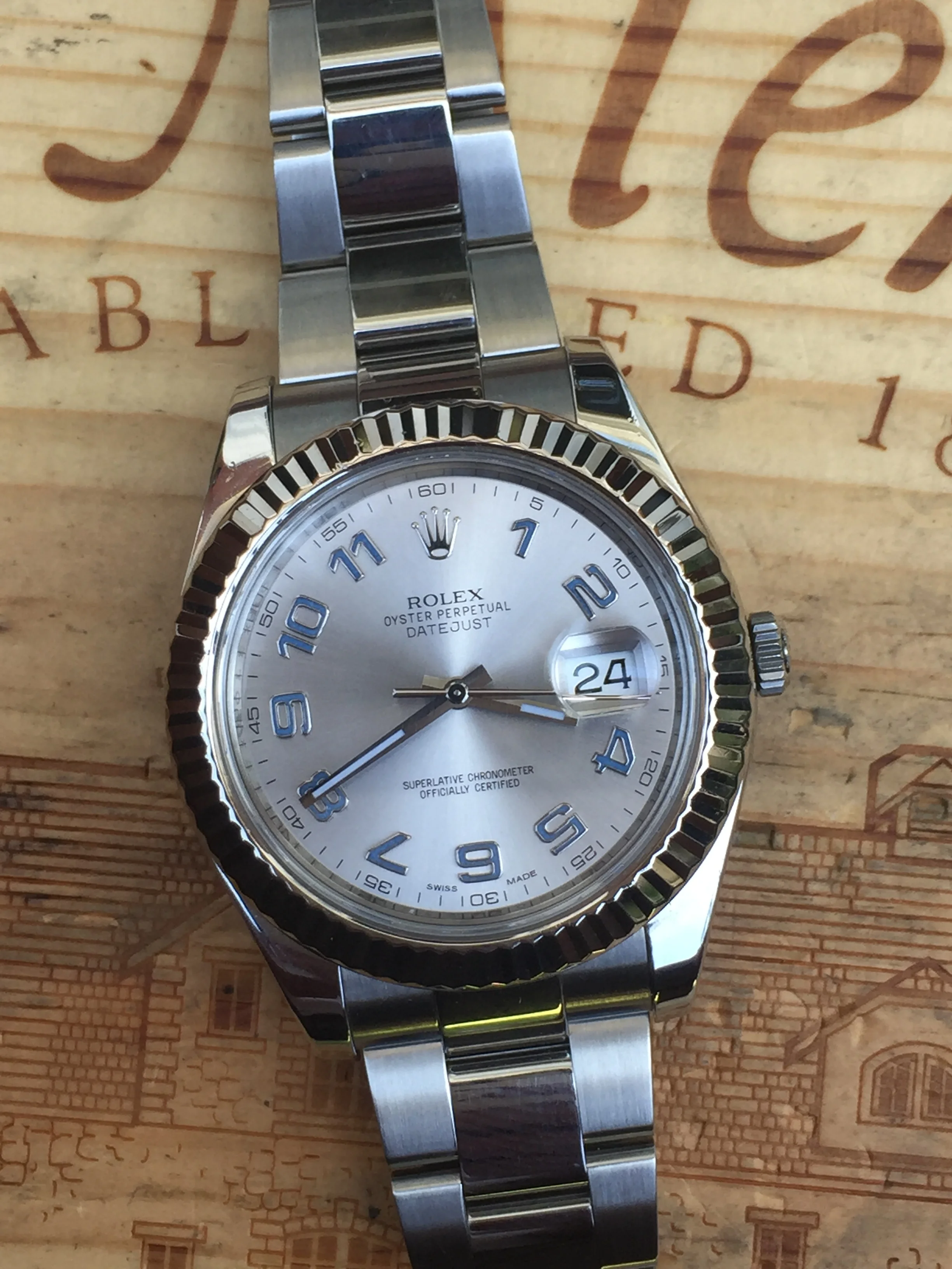 #SOLD Rolex Datejust 2 41mm Stainless Steel and White Gold 116334