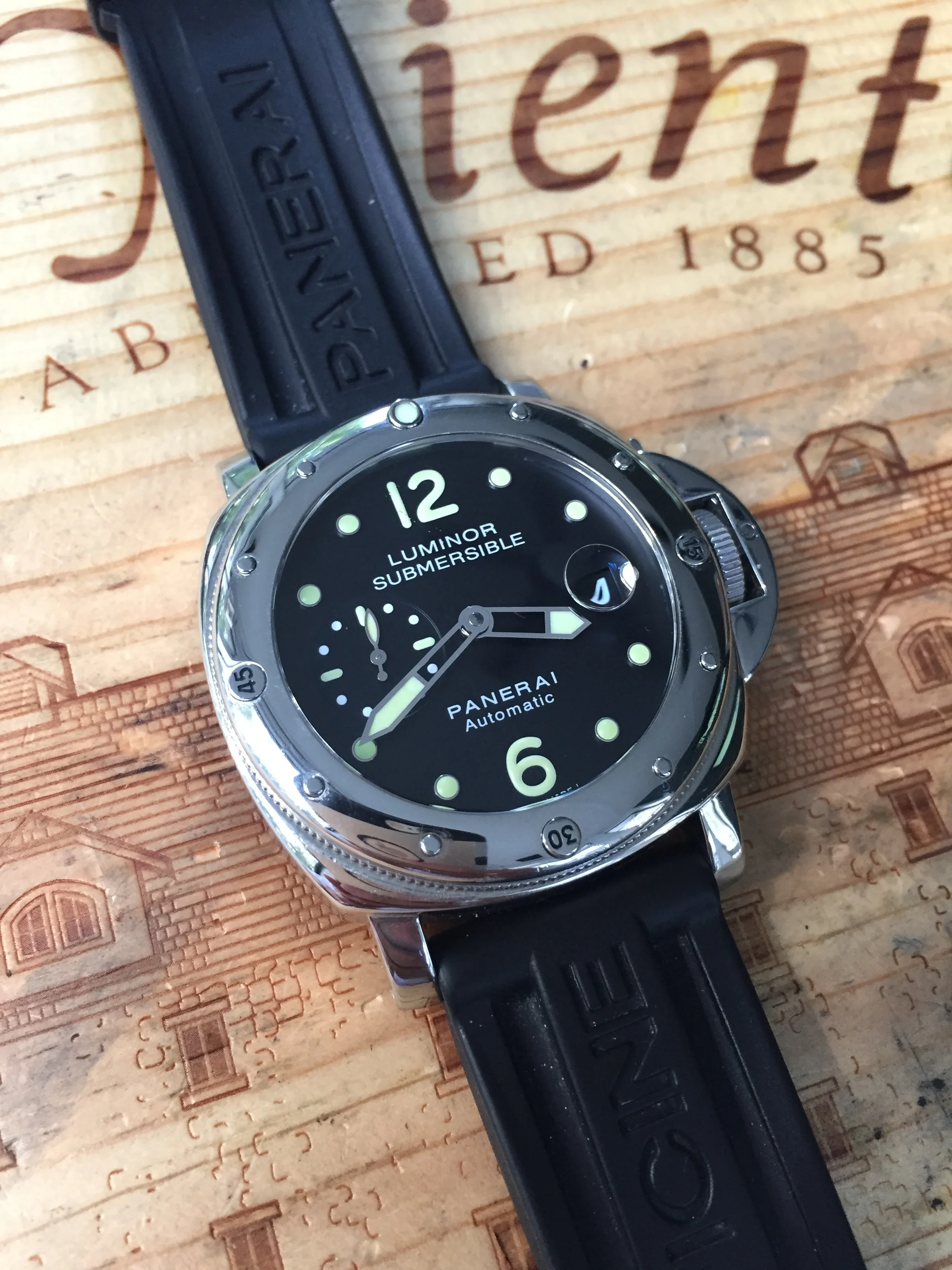 #SOLD Panerai Submersible 024 Stainless Steel