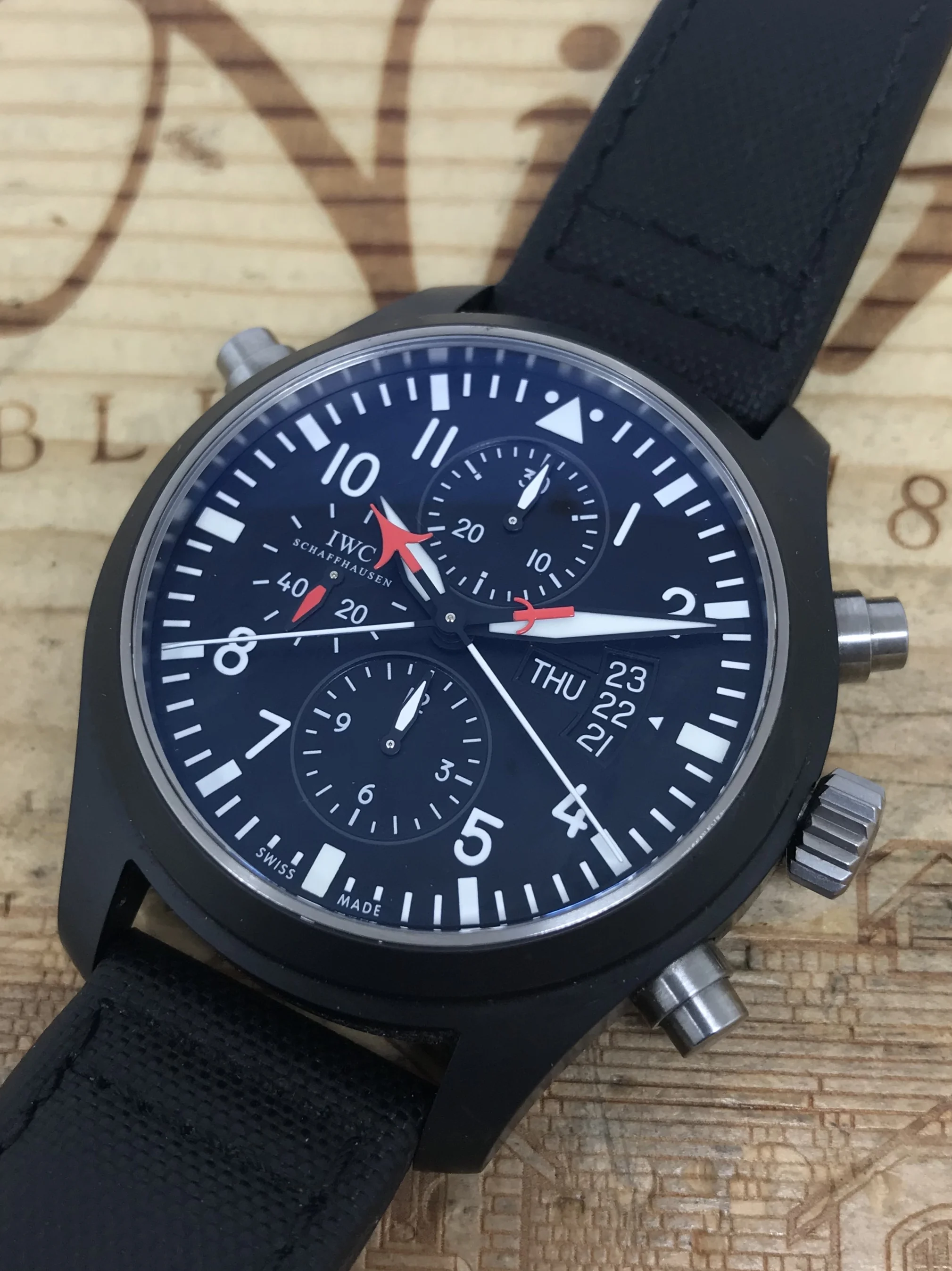 #SOLD IWC Ceramic Double Chronograph 46mm