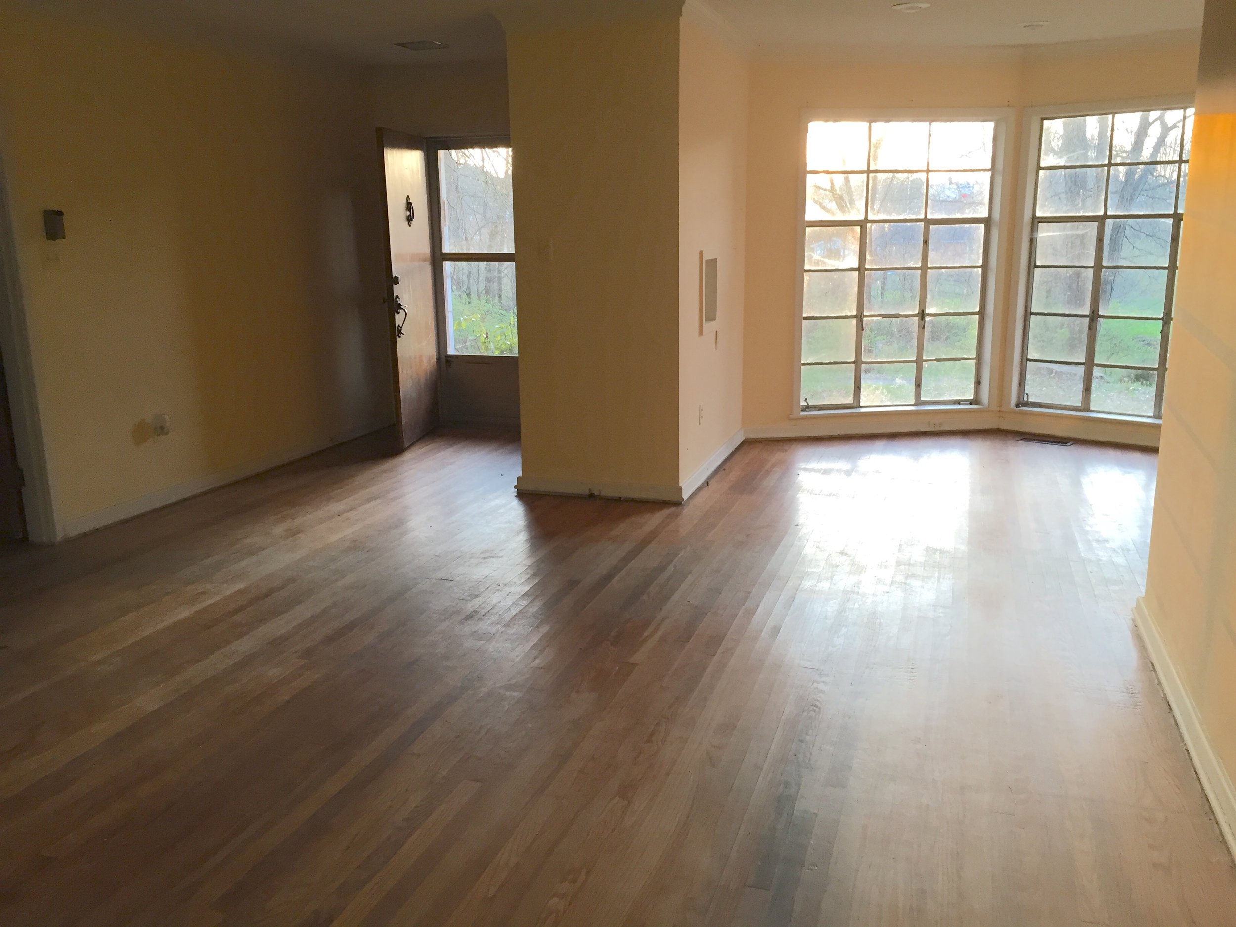 Living room before
