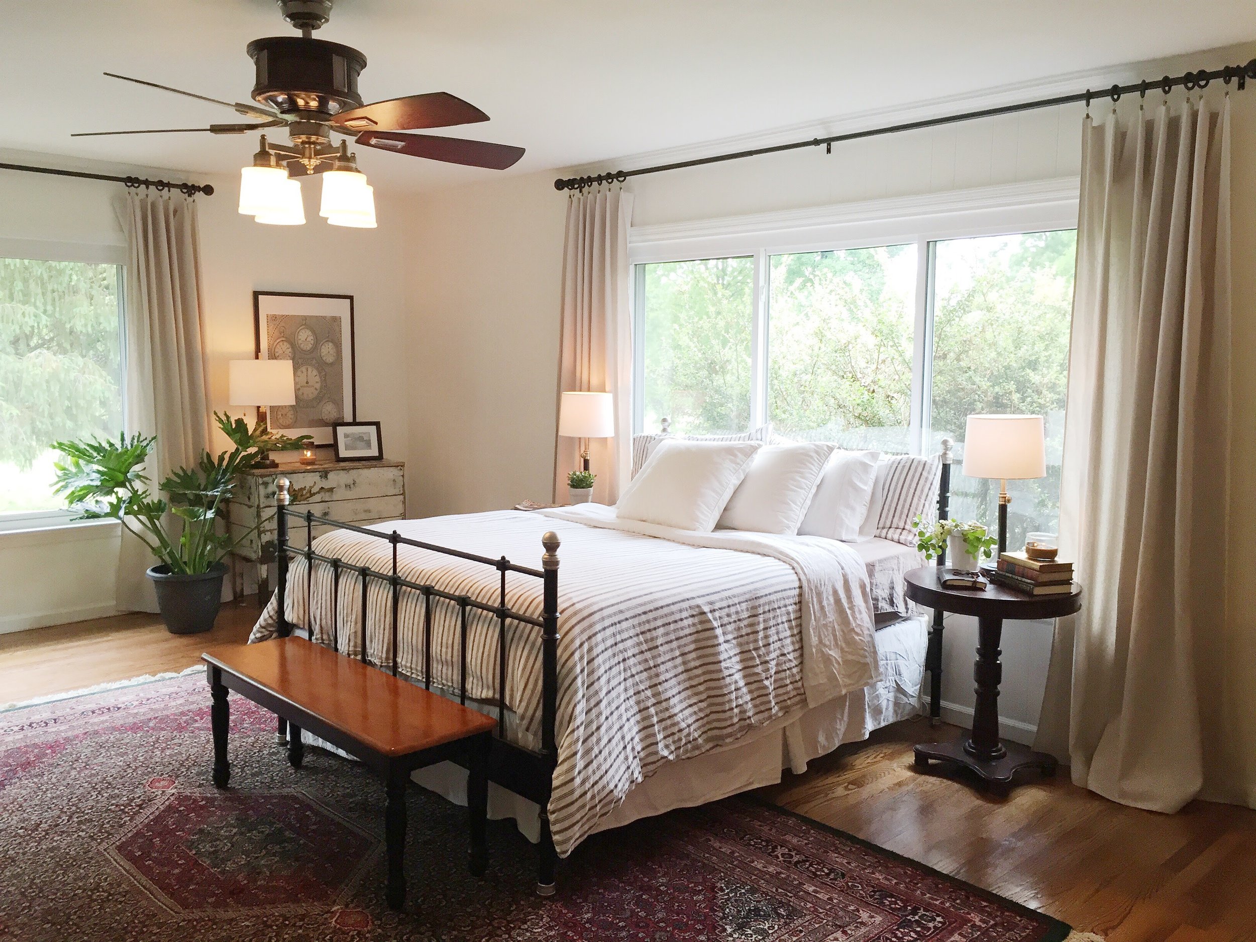 Master bedroom after