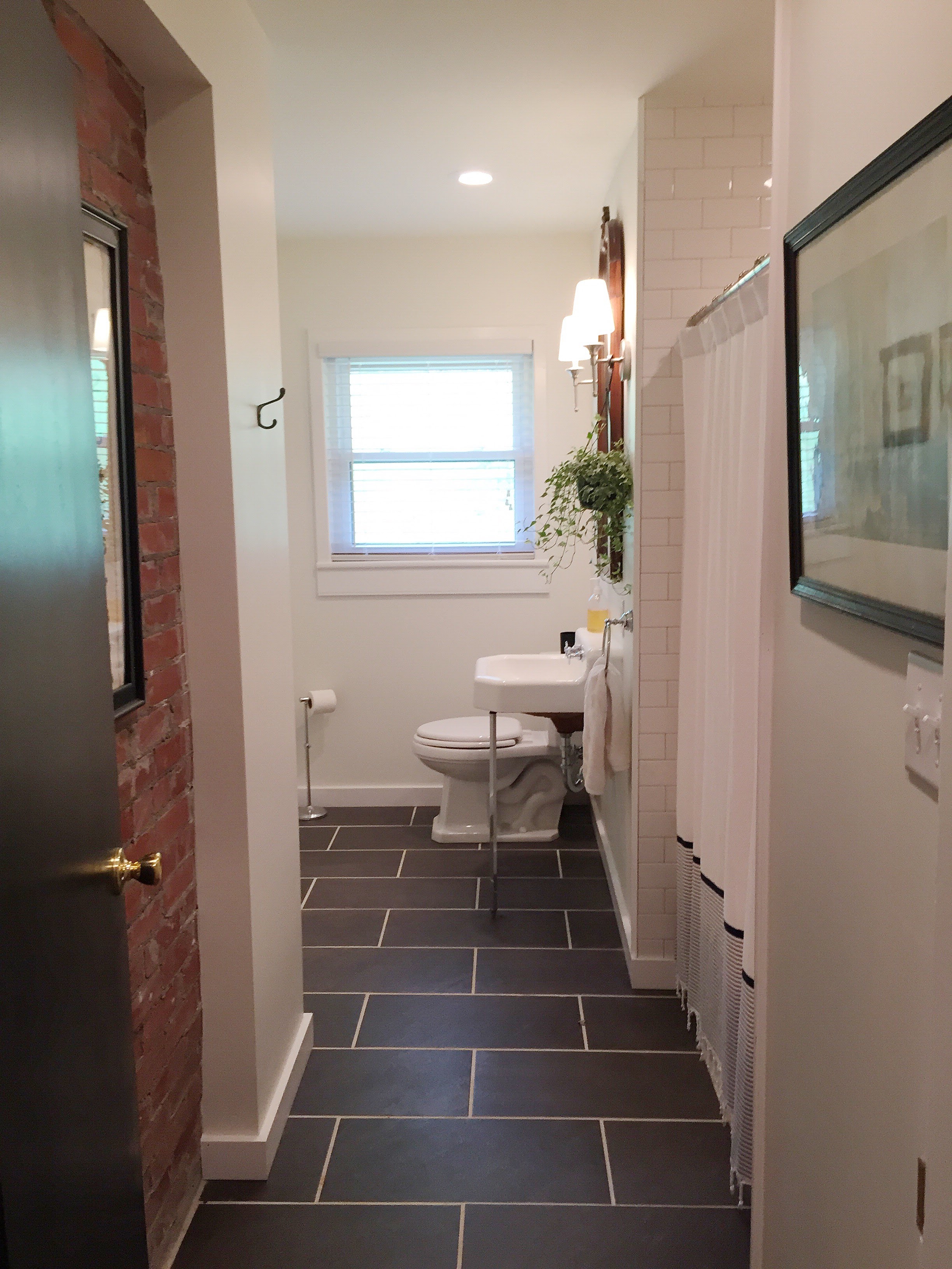 Hall bath after