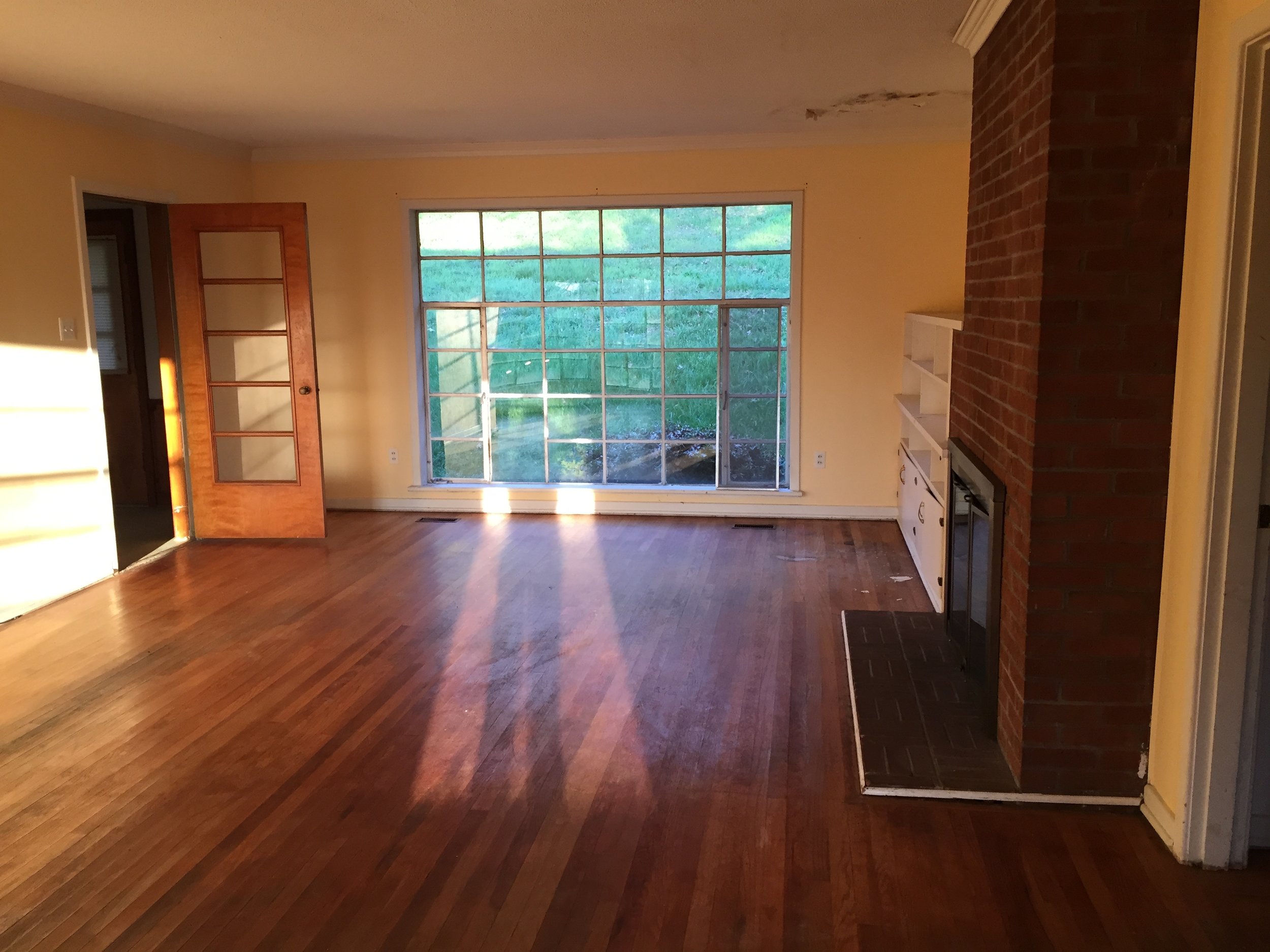Living room before