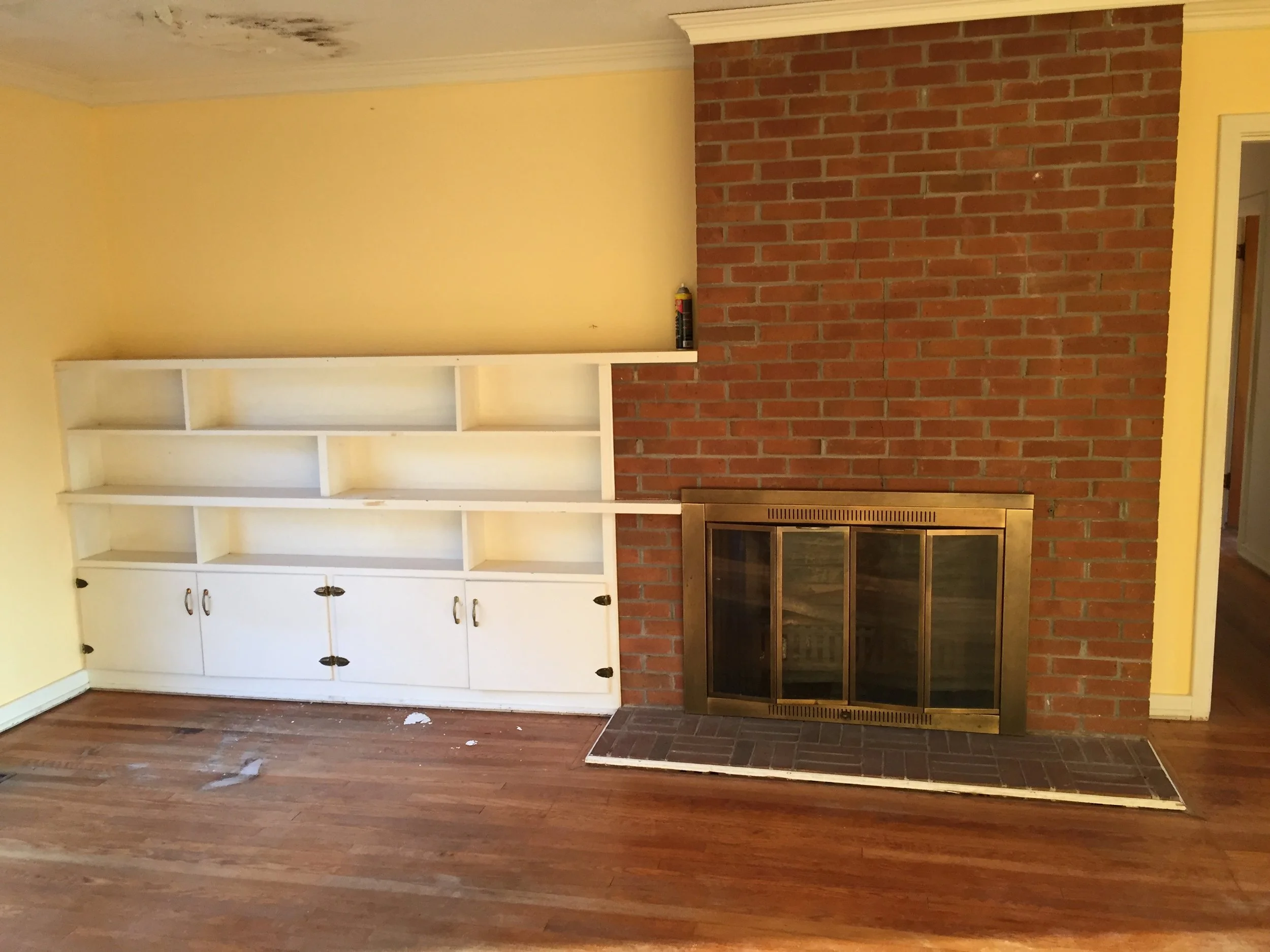 Living room before