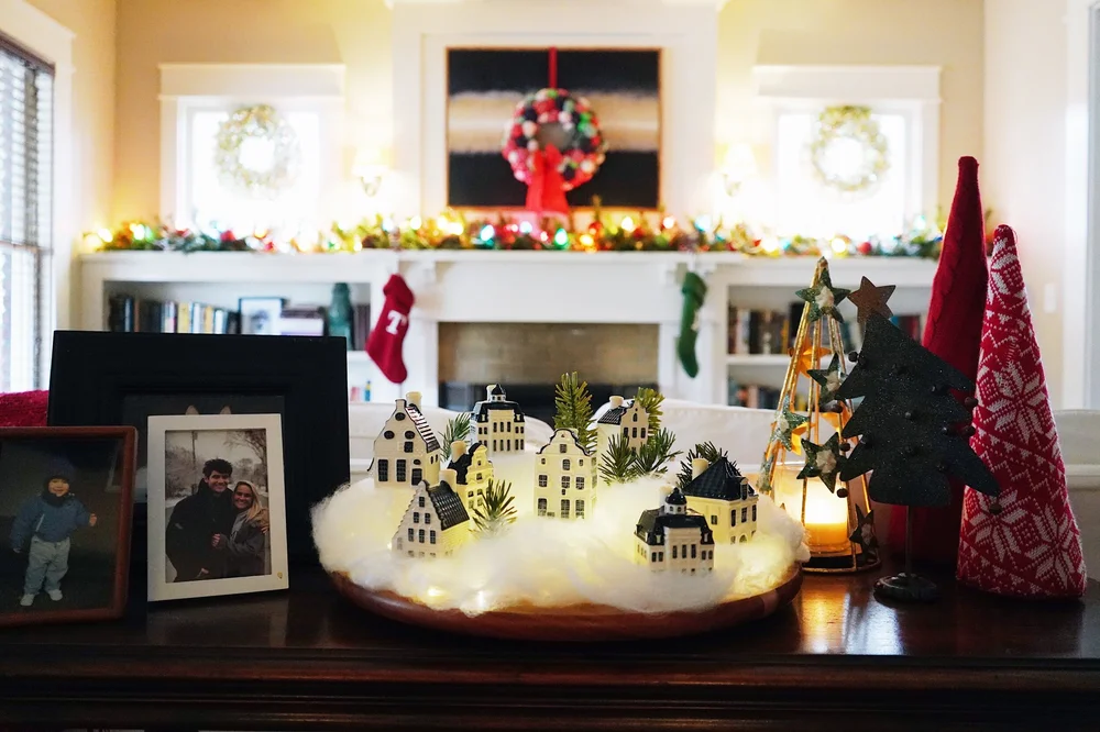 Klm Airlines 2022 Christmas Ornament House 6 Ways To Style Klm Delft Blue Houses Throughout Your Home — The Property  Lovers