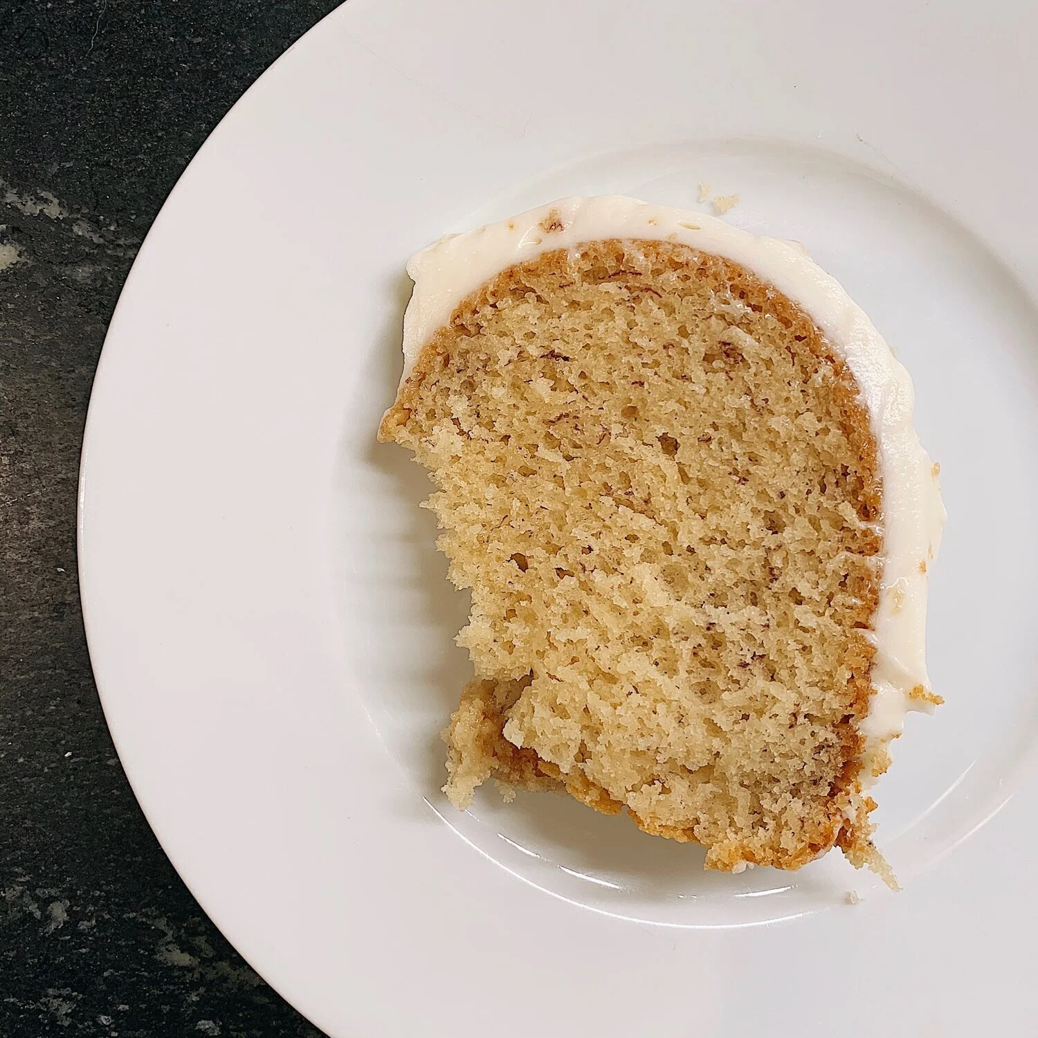 Banana Cake with Cream Cheese Icing
