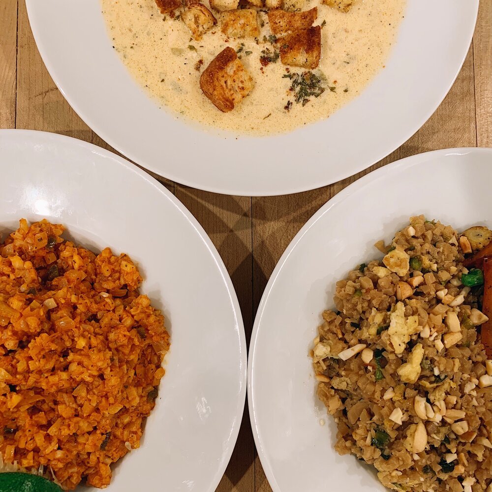 3 Easy Meals Using Cauliflower Rice