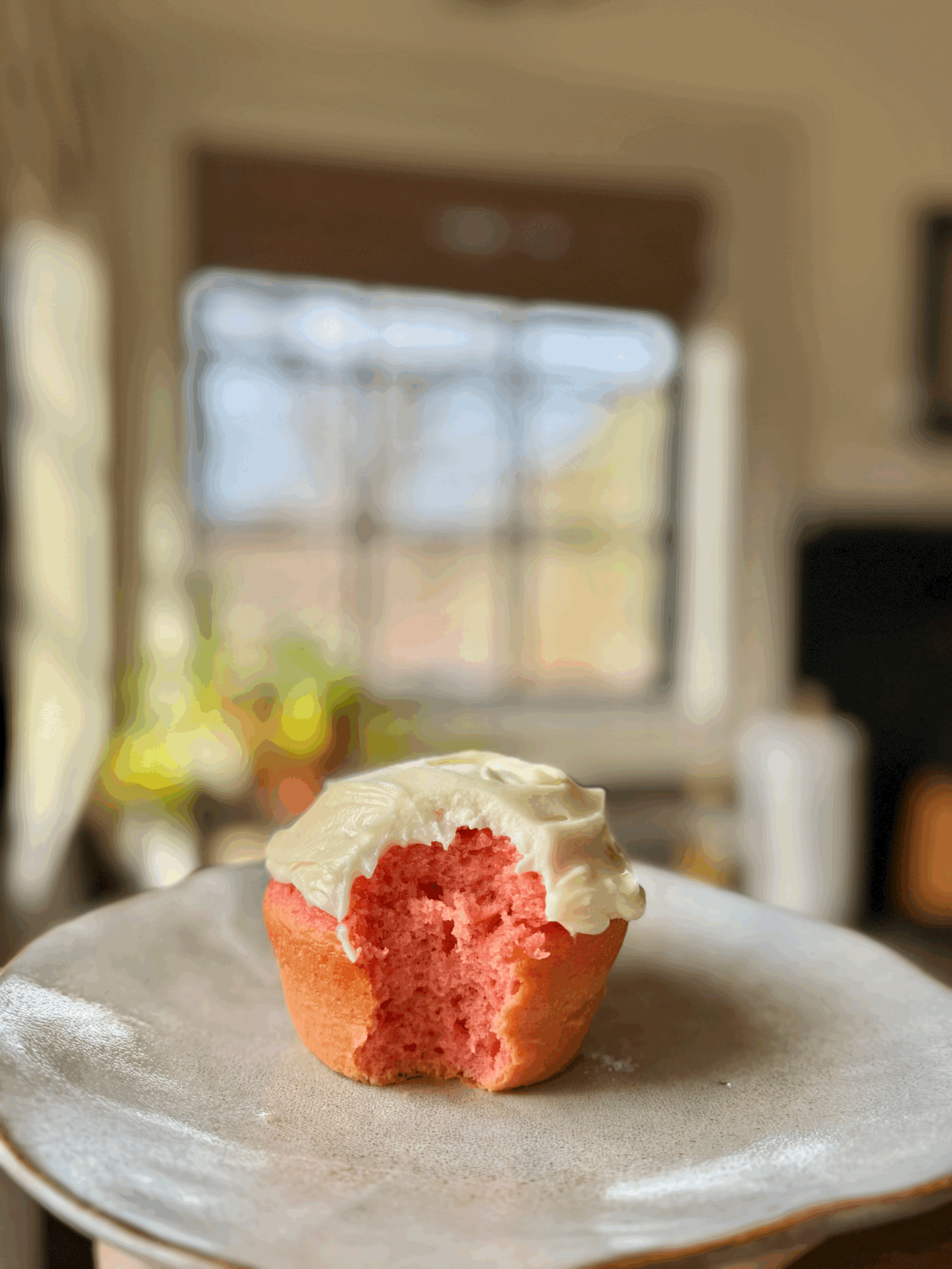 Strawberry Cupcakes with Cream Cheese Frosting