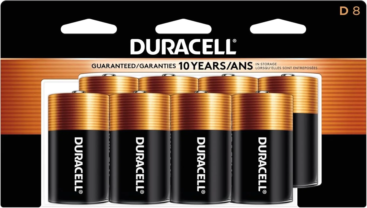 Duracell Coppertop D Batteries