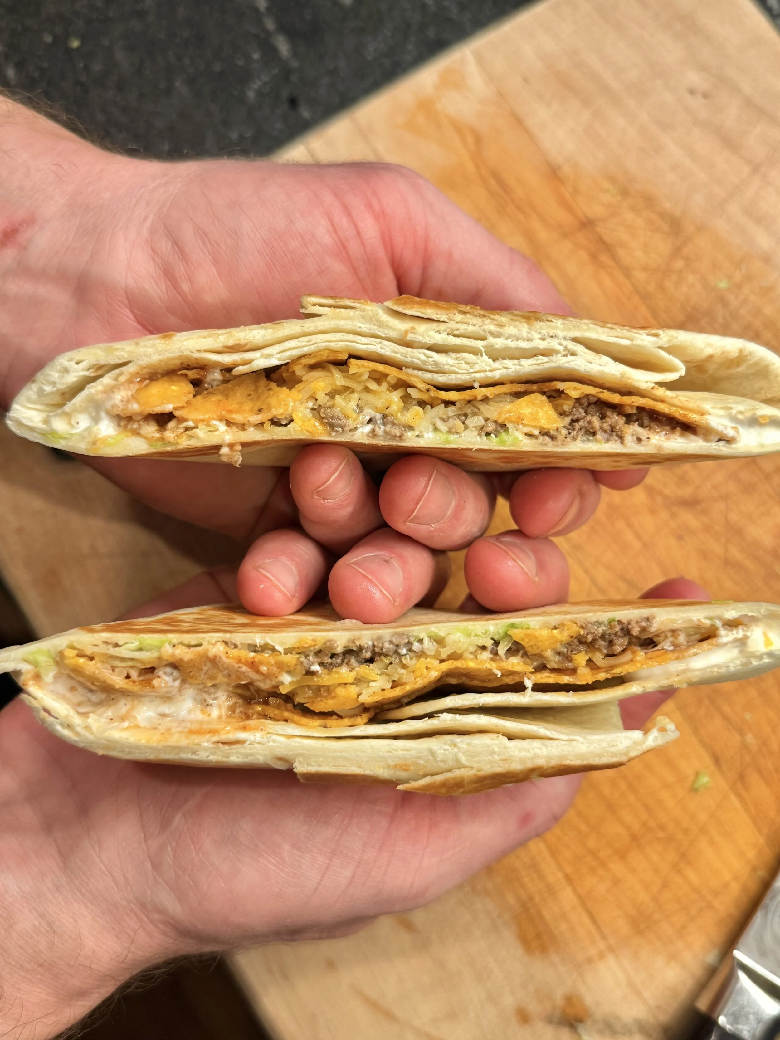 Homemade Crunchwrap Supremes