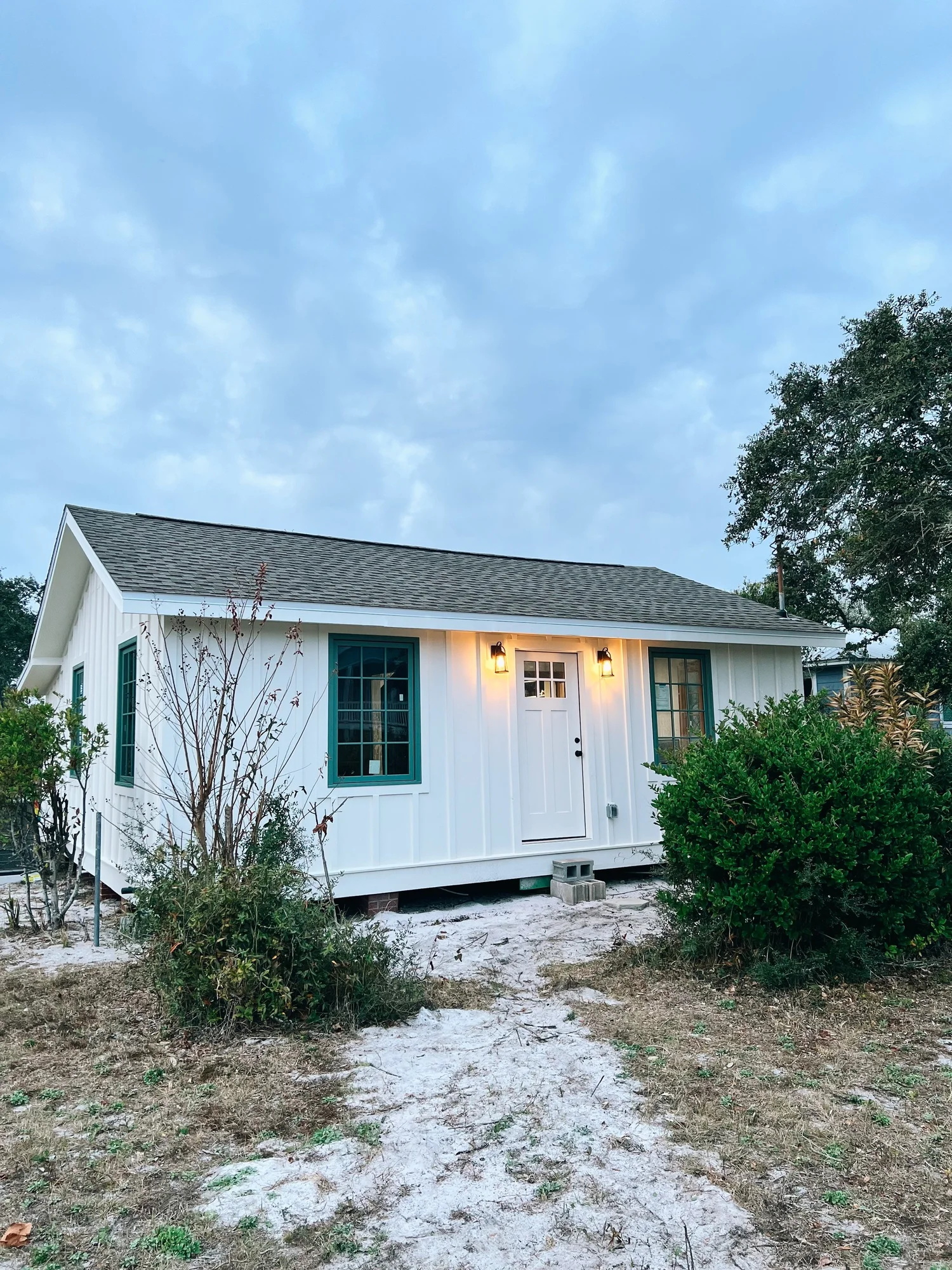 The Exterior of the Beach Shack is Painted & Here's the Color We Chose ...